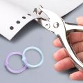 10/15/32pcs Stationery Multi-Function Scrapbooking Notebook Book Binder Hoops School Office Supplies Binding Supplies Paper Binder Ring Loose Leaf Ring DIY Binder Ring Circle Ring. 
