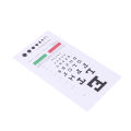 The List Standard Eye Test Chart Eyesight Testing Wall Visual Exam Pendant Examination Convenient Kids Vision Schedule. 