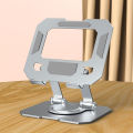 360° Rotating Foldable Aluminum Tablet Stand Portable Adjustable and Ergonomic Holder.