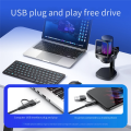 RGB Condenser Mic Gaming Microphone with Noise Reduction Software for Game Live Recording White 1 PCS. 