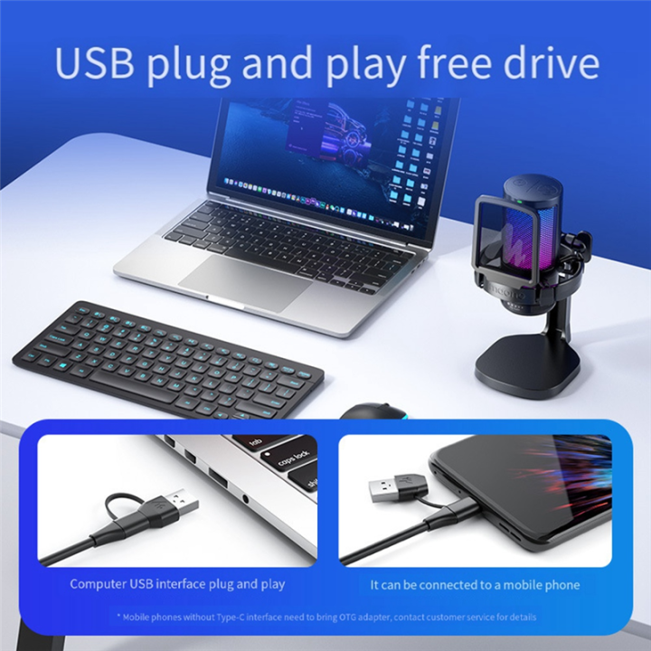 RGB%20Condenser%20Mic%20Gaming%20Microphone%20with%20Noise%20Reduction%20Software%20for%20Game%20Live%20Recording%20White%201%20PCS%20-%20Image%204