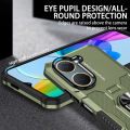 Quiberk for Vivo Y18 Y18s 4G Y28s 5G Hard Case Shockproof Armor Magnetic Ring Stand Back Cover. 