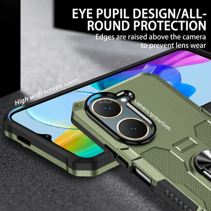Quiberk%20for%20Vivo%20Y18%20Y18s%204G%20Y28s%205G%20Hard%20Case%20Shockproof%20Armor%20Magnetic%20Ring%20Stand%20Back%20Cover%20-%20Image%204