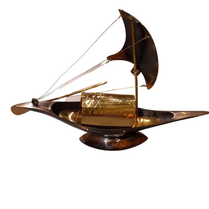 Brass+copper gini boat(পিতল প্লাস কপারের তৈরি নৌকা)