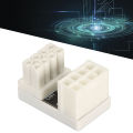 GPU 180 Degree Angle Power Adapter, 8 Pin GPU U Turn Power Adapter Female To Male for Desktop Graphics Card. 