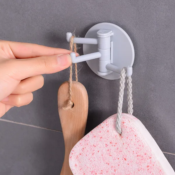 Multifunctional%20bathroom%20wall%20shelf%20free%20punching%20seamless%20trace%20rack%20rotating%20hook%20strong%203%20branch%20rotating%20sticky%20hook%20-%20Image%202