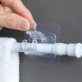 Telescopic Curtain Rod Spring Curtain Rod for Doorway Bedroom Cupboard 50cm to 90cm.