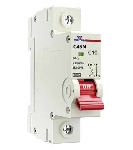 Walton Circuit Breaker MCB SP3C10-3 (10A,3KA) 10 amp