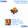 501 500 ohm Variable Resistor Trimpot Trimmer Vertical VR. 