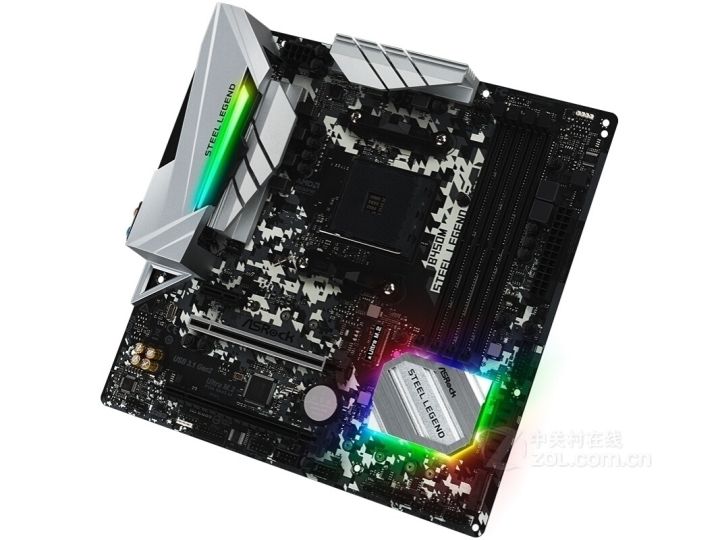 ASROCK%20B450M%20Steel%20Legend%20Motherboard%20AMD%20B450%20Socket%20AM4%20DDR4%2064GB%20Micro%20ATX%20-%20Image%203