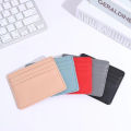 1Pc Pu Leather ID Card Holder Candy Color Bank Credit Card Box Multi Slot Wallet SUPER BABY. 