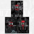 Junji Ito Serie 3: Deluxe Ediction  Collection 3 book Set (Gyo, Tomie, Uzumaki))(premium quality). 