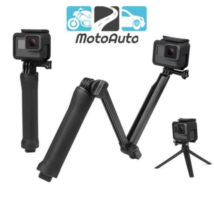 SHOOT GoPro Monopod Way Grip Selfie Stick 3-way Mini Tripod For