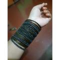 Velvet Reshmi Bangles1 Set 24 pieces For Women.