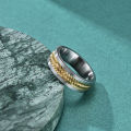 Highend Men Costume 18K Gold Plated Stainless Steel Jewelry Accessories New Design Creative Boy Finger Ring. 