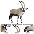 【The-Best】 Wild Forest Animal Zoo plastic Models Antelope Gazelle Argali Model Action Figure Figurines Teaching Kids Toys. 