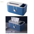 2x Multifunction Tissue Box Rectangular Facial Tissue Holder Storage Box. 