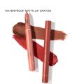 BruberryBe 12 Color Matte Lipstick Pen Nude Pink Matte Solid Lip Gloss Waterproof Long Lasting Lipstick Pencil Lip Liner Pen Lip Makeup. 