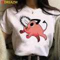 Hot Japanese Anime T Shirt Men Chainsaw Man Manga Graphic Tees Funny Cartoon ca Makima T-shirt Uni Tops Tshirt Male.