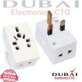 3 pin Multi Plug Adapter with Fused.