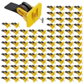 100Pc Tile Leveler Press Leveler Tile Laying Tool Set Kit Wall Tile Positioning Adjuster Tile Tool Kit Can Be Reused. 