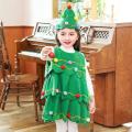 New Year Kids Santa Tree Toddler Baby Green Xmas Clothes Party Green Dress Set For Children Christmas Costume Christmas Tree Set. 