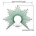 Colorful Halo Crown Headband Sun Goddess Crown Bohemian Wedding Halloween Accessories Plastic Spike Headdresses DIY Lolita Tiara. 