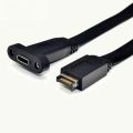 USB 3.1 Type C Front Panel Header Extension Cable,Type E to USB 3.1 Type C Cable,Internal Adapter Cable,with Panel(50cm) ， Type E to USB 3.1 Type C Cable. 