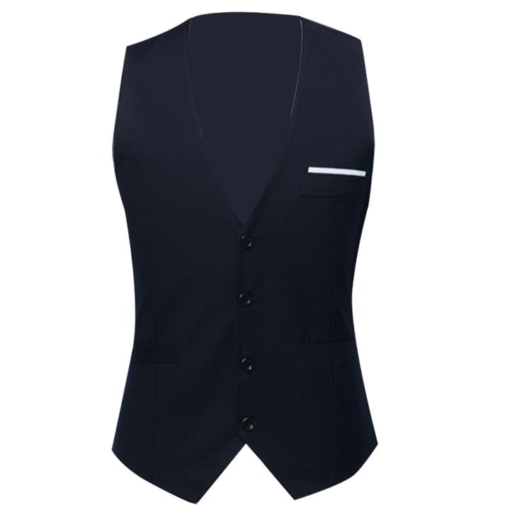 Fashion%20Men%20Vests%20Waistcoat%20Solid%20Color%20V%20Neck%20Sleeveless%20Buttons%20Blazer%20Plus%20Size%20Formal%20Business%20Jacket%20Vests%20-%20Image%202