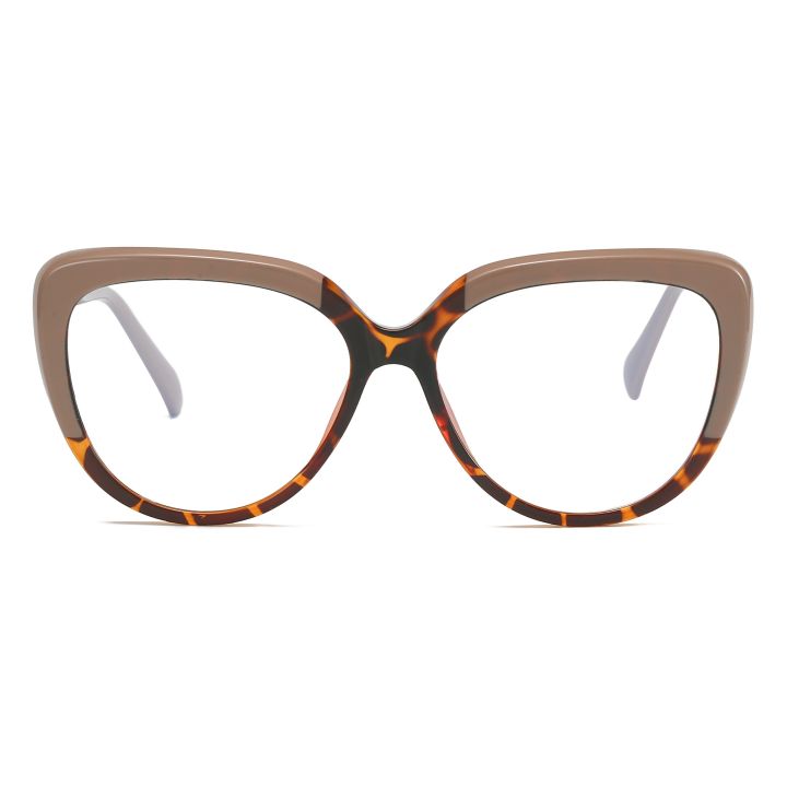 Cat%20Eye%20Color%20Block%20Leopard%20Frame%20Eyeglasses%20Retro%20Clear%20Lens%20Blue%20Light%20Blocking%20Glasse%20-%20Image%202
