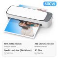 A3 ize Multifunctional Hot and Cold Lamination 2 Roller ystem Desktop Laminator Machine et. 