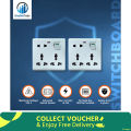 2 Piece Multi Function Universal Wall Socket - 8 Pin Socket- Only Socket. 