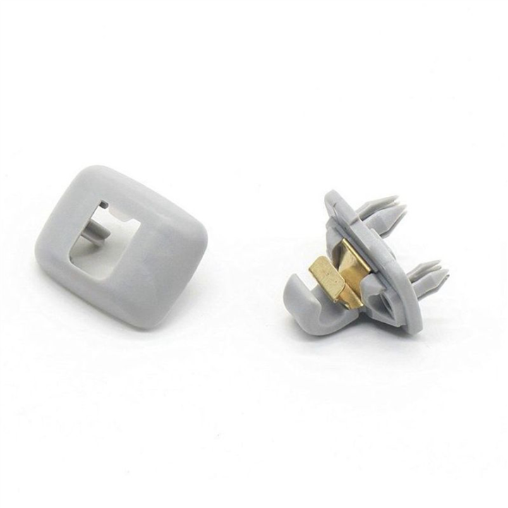 2-Pack Sun Visor Clip/Hook For Audi A3 A4 A5 Q3 Q5 - Gray, Part #8E0857562A