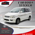 TOYOTA NOAH body sticker car vinyl sticker car graphics decals car side decals and graphics CAR STICKER RDT 301. 