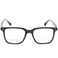 Eyeglasses Strong Rectangle Eye Glasses Metal Shield Clear Lens Glasses Prescription Eyeglass For Men Women.