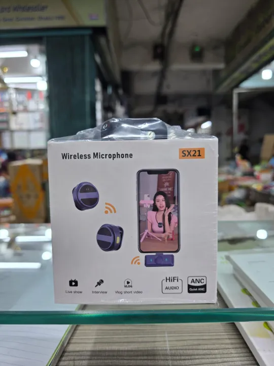 SX21%20Wireless%20Microphone%20Same%20as%20Hollyland%20Lark%20M2.%20Interview,%20Live%20Broadcast,%20Audio%20Video%20Recording%20Clip%20on%20Collar%20Microphone.%20Noise%20Reduction%20Lavalier%20Lapel%20Mini%20Microphone%20-%20Image%205