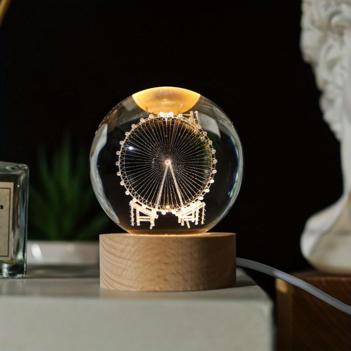 Crystal%20Ball%203D%20Wheel%20Night%20Light%20with%20Base%20LED%20Table%20Lamp%20Lighted%20Beautiful%203D%20Wheel%20Bedroom%20Decor%20USB%20Power%20Warm%20Night%20Lighted%20Wheel%20-%20Image%204