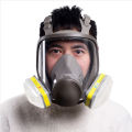 17in1 6800 gas mask paint gas mask wide field full face mask respirator spray paint silicone mask 6800. 