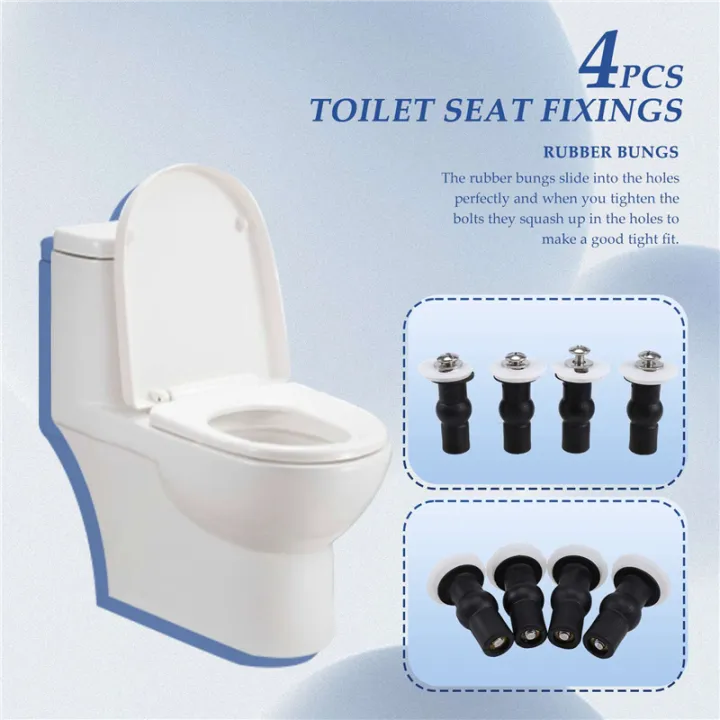 4%20Pack%20Toilet%20Seat%20Hinges%20Bolt%20Expanding%20Rubber%20Top%20Nuts%20Screw%20-%20Image%203