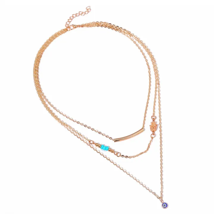 Double%20Heart%20Necklace%20Korean%20Fashion%20Choker%20Simple%20Wedding%20Party%20Jewelry%20Gift%20-%20Image%204
