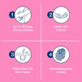 Veet Wax Strips for Bikini Line & Underarm, 16 One-Side Strips (2 Strips Patched Together X 8) & 3 Perfect Finish Wipes for Long Lasting Smoothness, Normal Skin, Made in France. 