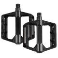 1 Pair Reflective Bike Pedals Aluminium Alloy Flat Bicycle Platform Pedals Mountain Bike Pedals Cycling Pedals.