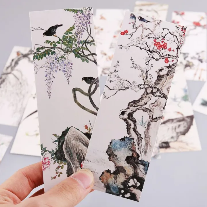 30pcs%20Different%20European%20Scenes%20Vintage%20Planet%20Flowers%20Birds%20Bookmarks%20Set%20Paper%20Page%20Notes%20Label%20Message%20Card%20Book%20Marker%20-%20Image%206