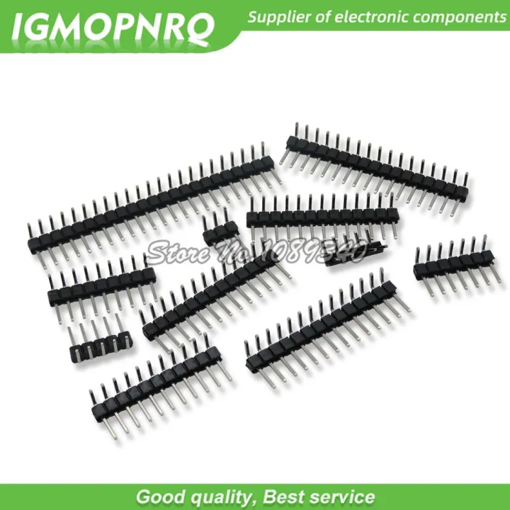 10PCS%201X/2/3/4/5/6/8/10/40%20PIN%20Single%20Row%20Right%20Angle%20MALE%20PIN%20HEADER%202.54MM%20PITCH%20Strip%20Connector%20Socket%203p/4p/6p/8p/20p/40p%20-%20Image%203