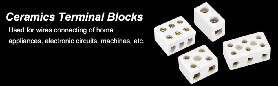 2 Way Porcelain Ceramics Terminal Blocks- 15 A 230 V High Temperature Connectors At ₹ 999/piece | Terminal Blocks In New Delhi | ID: 2848954400988 - View #9