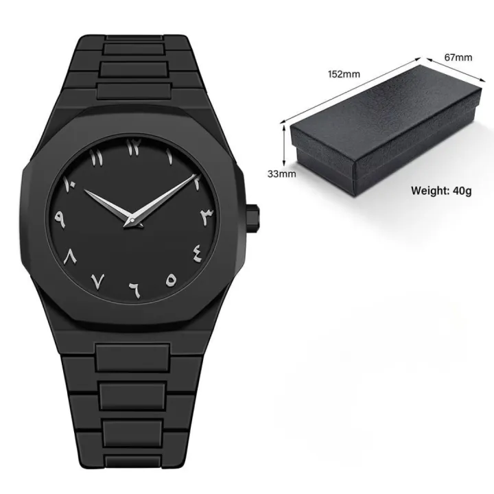 Men's%20Arabic%20Numeral%20Quartz%20Watch%20PC%20Plastic%20Material-%20Aura%20Arabic%20Watch%20-%20Black%20-%20Image%204