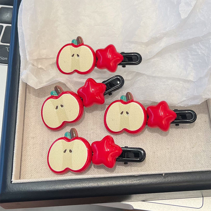 Cute%20Apple%20Hair%20Clip%20Star%20Duckbill%20Clip%20Hair%20Pin%20Bangs%20Side%20Clip%20Woman%20Headwear%20GJCUTE%20-%20Image%202