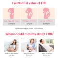 Ultrasound Doppler Fetal Heart Rate Monitor Baby Heart Detector Meter Prenatal Heart Beat Detector No Radiation Fetal Tester.