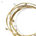 6x Brass Guitar Strings Acoustic Guitar Strings for Electric Guitar Musical Instrument Accs. 