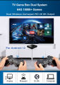 M8 Pro Mini Game Box Dual System 64G with 11000 Retro Video Game Wireless Controller Android 12.1 TV Box. 